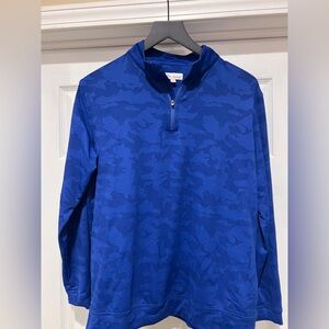 Peter Millar Blue Camo Sweater pullover